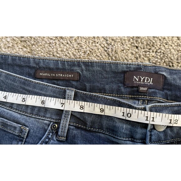 NYDJ Not Your Daughters Jeans Woman’s 20WP Plus Petite Marilyn Straight NWT - Picture 6 of 11